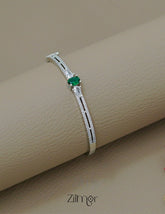 KA1011500 - AD Stone Openable Bangle 5-Zilmor